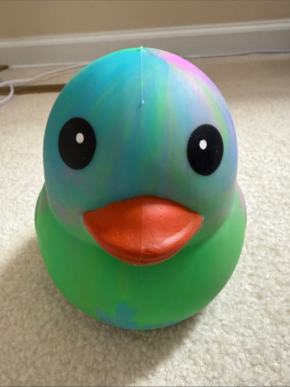 Squeeezy Jumbo Tie Dye Duck